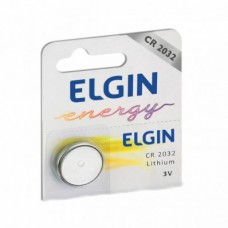 Pilha Botão Elgin Energy CR2032 Lithium 3V (cartela com 5 Unid.)